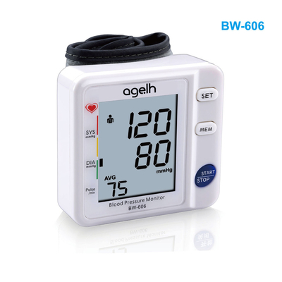 Blood Pressure Measuring Large LCD Screen Wrist Electronic Digital Blood Pressure Monitor