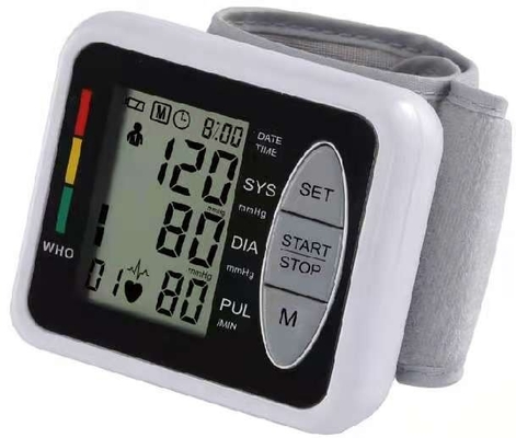 Original LCD Voice Function Digital Blood Pressure Monitor Machi Type Automatic Digital Blood Pressure Monitor BP Home Test Wrist Blood Pressure Detection