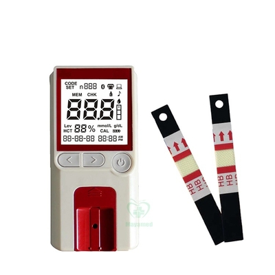 Portable hemoglobin analyzer MY-B034A-B lab test equipment HB blood hemoglobin meter with strips