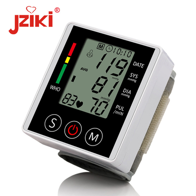 Acrylic Top Quality Wireless USB Wrist Cuff Blood Pressure Monitor With Voice Announcement
