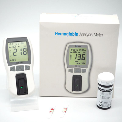 Hot Selling Acrylic Portable Auto Hemoglobin Meter With Test Strips